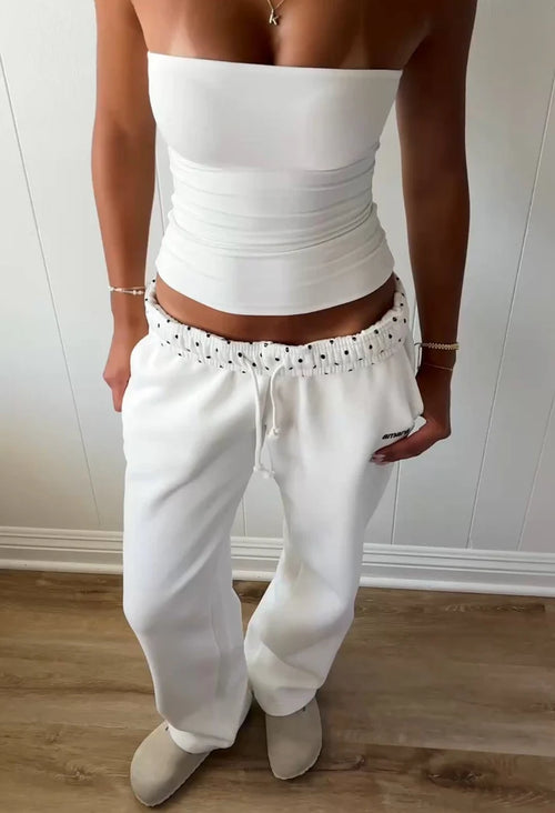 Cloud Poka Dot Joggers