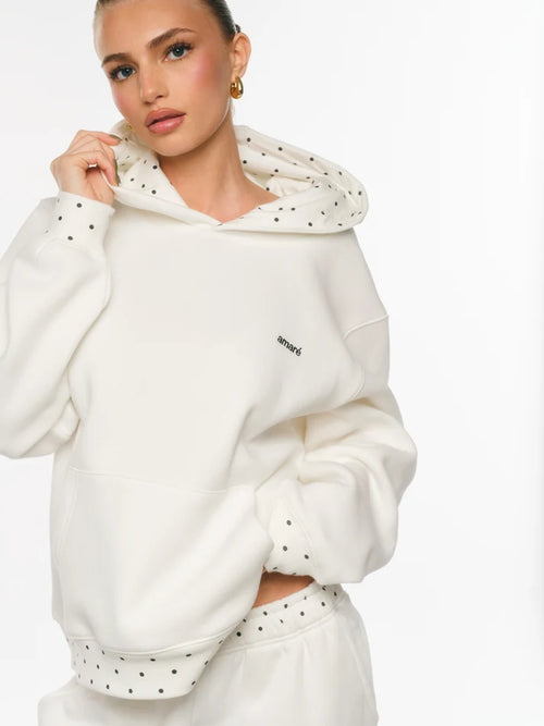 Cloud Poka Dot Hoodie